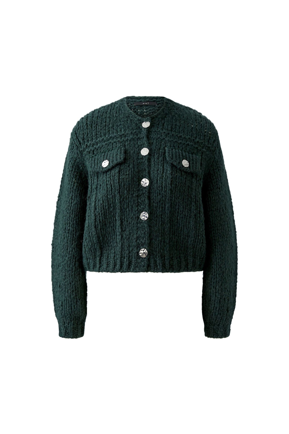 Oui Scarab Pocket Cardigan
