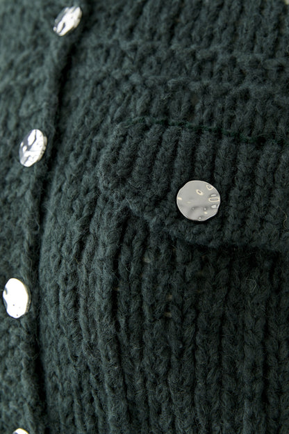 Oui Scarab Pocket Cardigan
