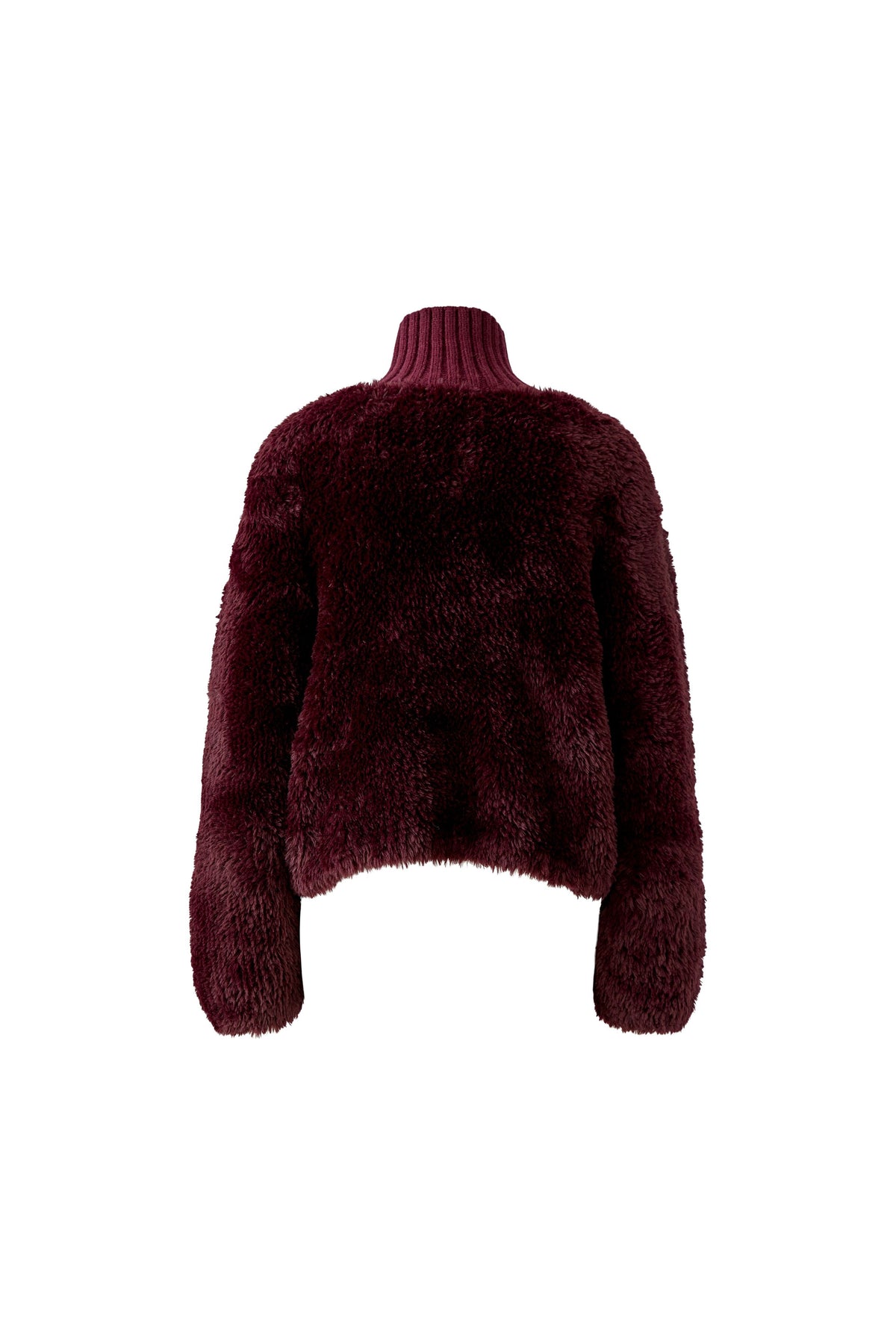 Oui Bramble Berry Knitted Fur Cardigan
