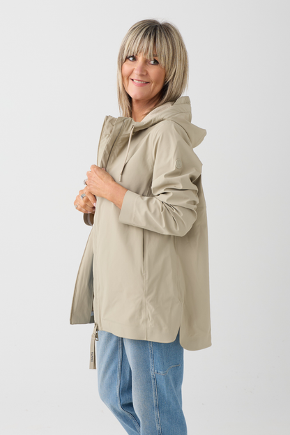 Tanta Jala Stone Grey Raincoat