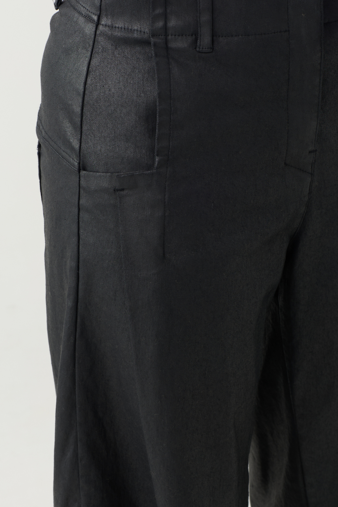 Lurdes Bergada Black Coated Trouser 300
