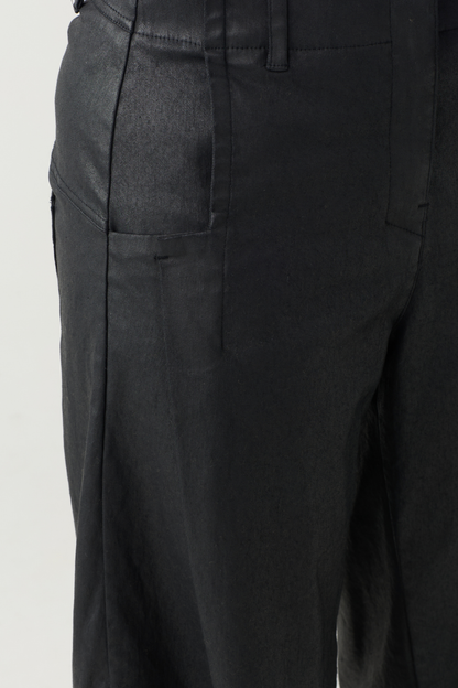 Lurdes Bergada Black Coated Trouser 300