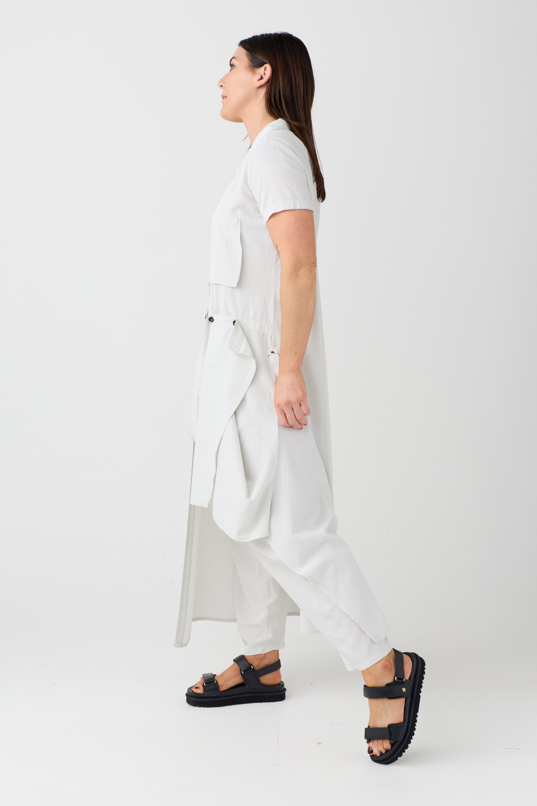 Lurdes Bergada Bone Shirt Dress 410