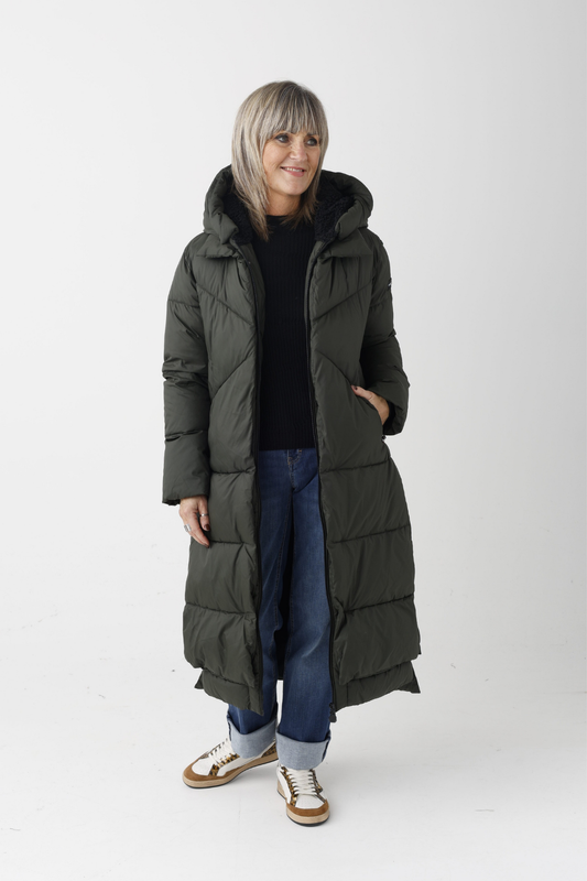 FF Olive/Black Thermolite Padded Coat