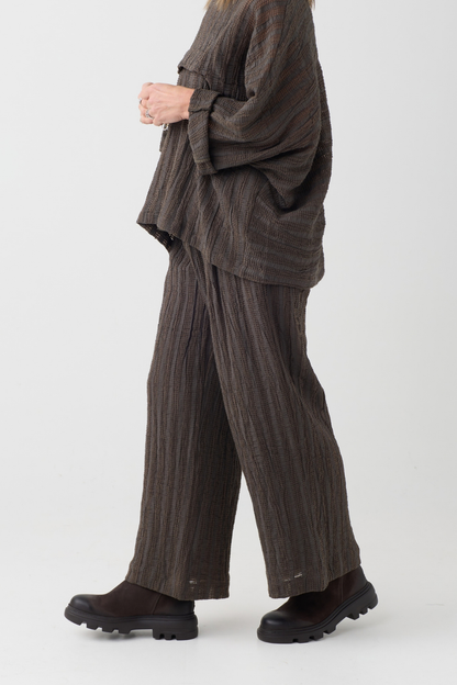 el2 Dark Brown/Khaki Trouser 8012