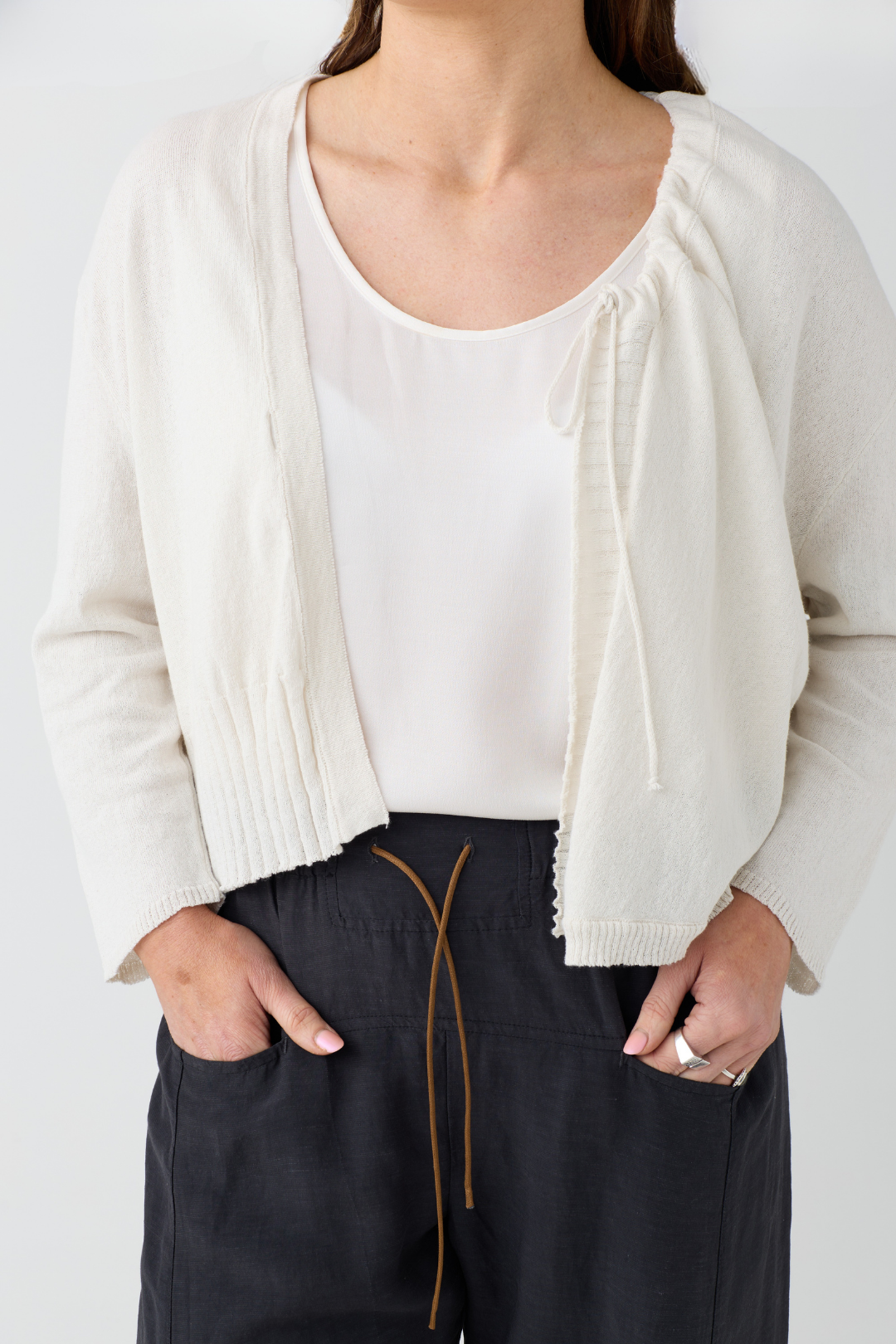 Lurdes Bergada Bone Cardigan