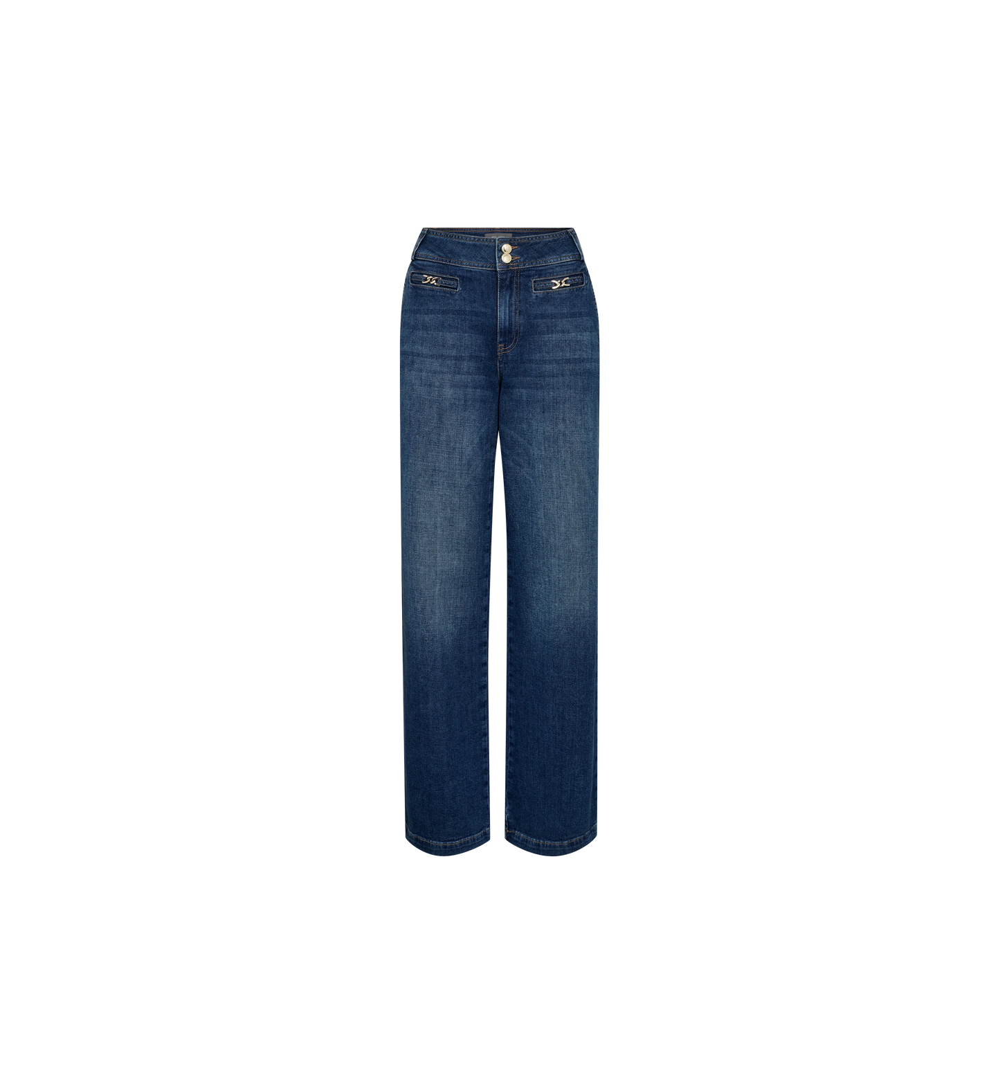 Mos Mosh Candia Peach Dark Blue Long Jeans