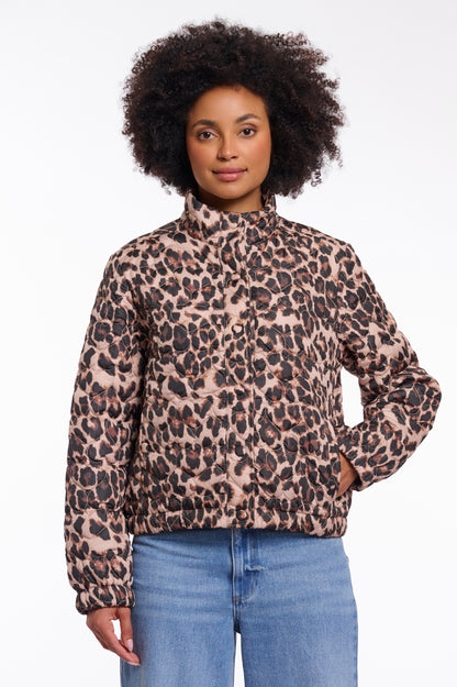 Rino & Pelle Aba Leopard Cropped Jacket