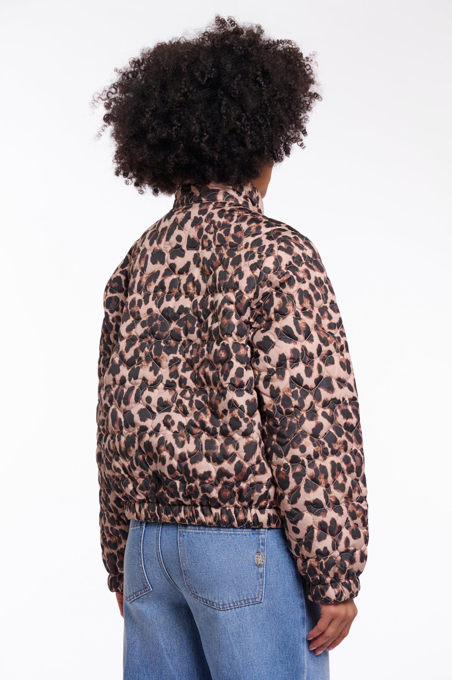 Rino & Pelle Aba Leopard Cropped Jacket