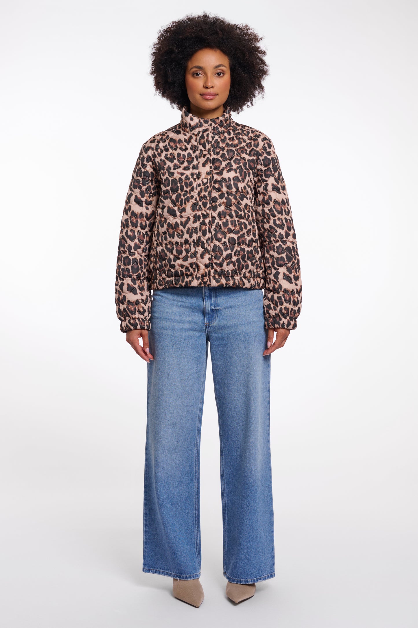 Rino & Pelle Aba Leopard Cropped Jacket