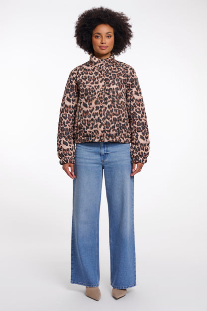 Rino & Pelle Aba Leopard Cropped Jacket