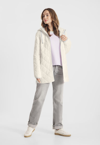 FF Champagne Long Quilted Jacket