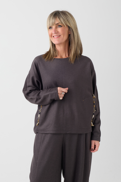 el2 DarK Grey Top 1031