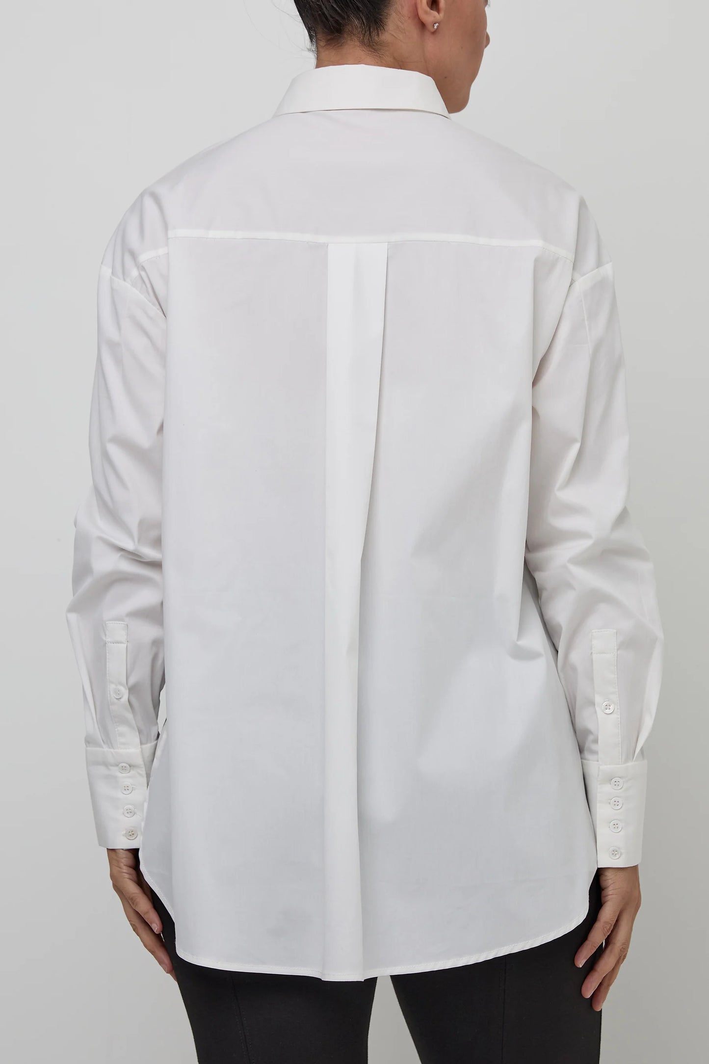 Uchuu White Shirt with Abstract Print