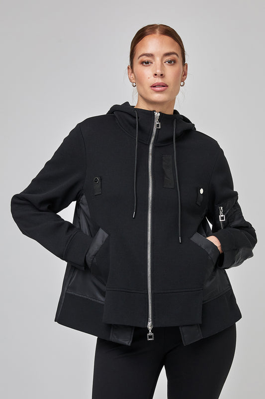 Uchuu Black Hooded Jacket