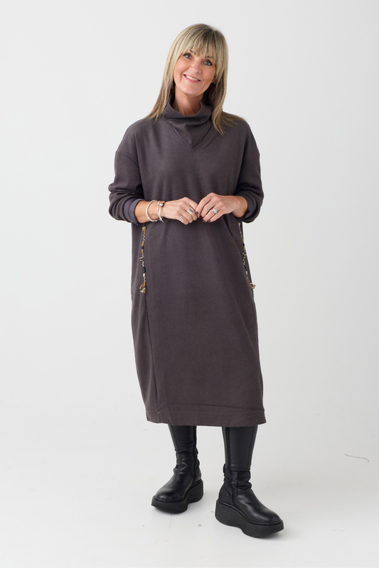 el2 Dark Grey Dress 3034