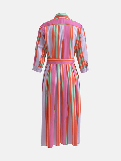 Milano Multi Colour Stripe Dress