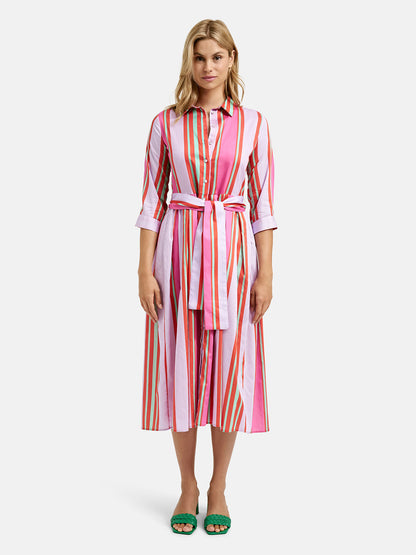 Milano Multi Colour Stripe Dress