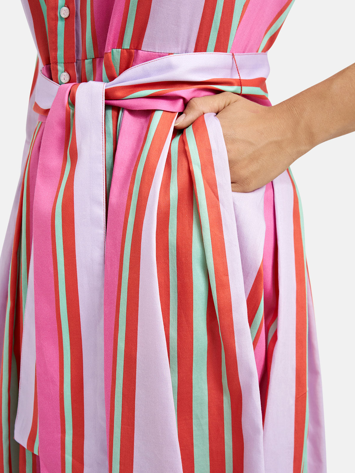 Milano Multi Colour Stripe Dress