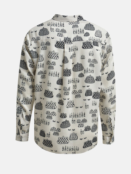 Milano Cream Make-Up Print Shirt