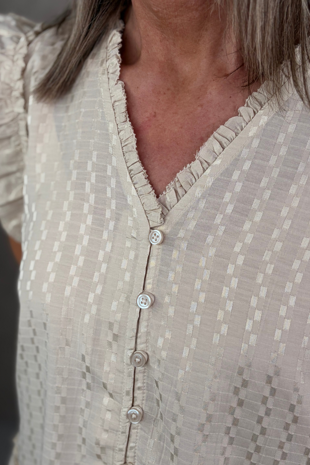 Part Two Aneka Oatmeal Blouse