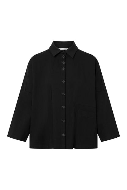 Elsewhere Black Cavalry Boxy Jacket