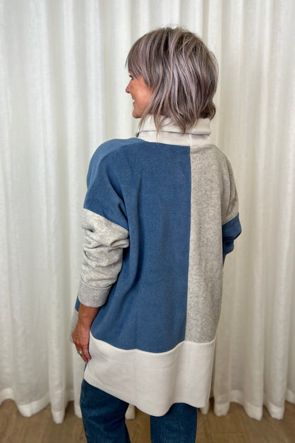 Henriette Steffensen Dusty Blue/Kit/Sand Jumper