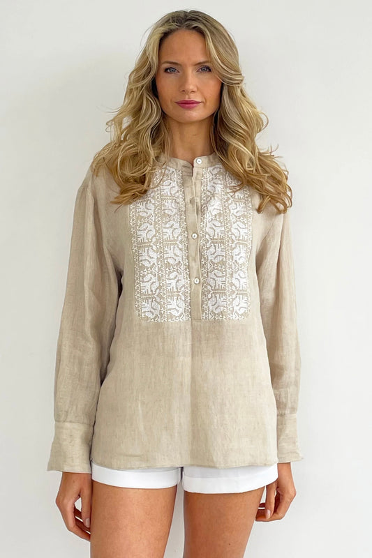 Rose and Rose Regent Natural/White Shirt