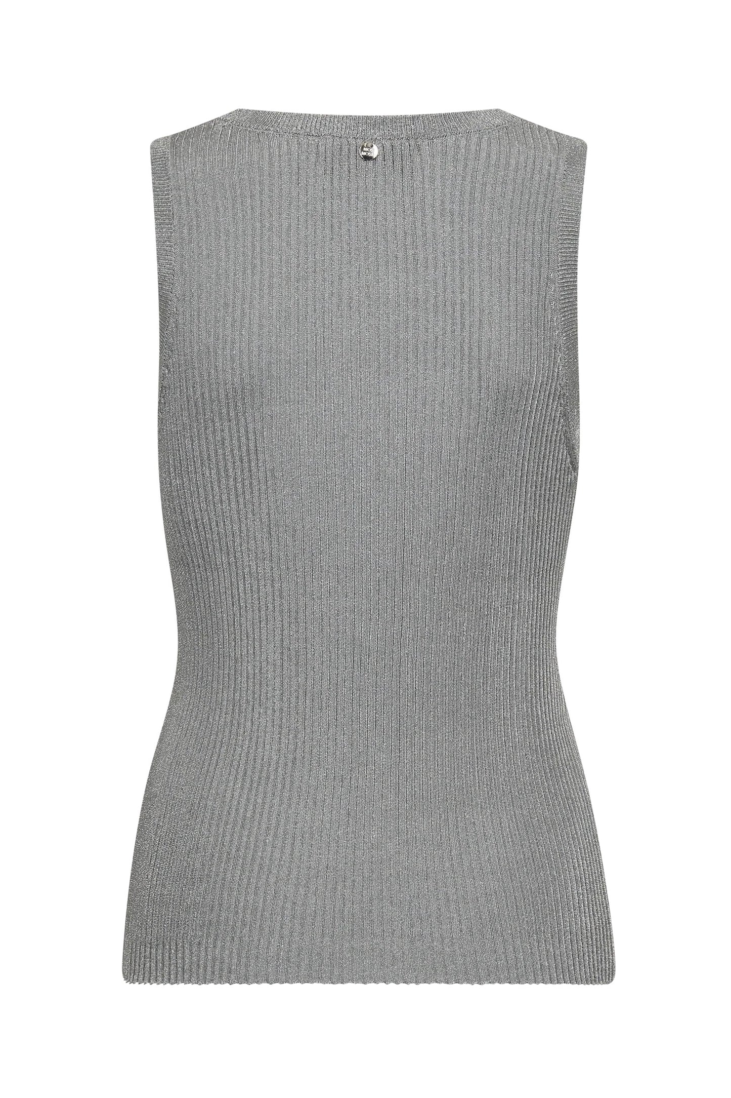 Mos Mosh Relena Amanda Silver Knit Vest Top