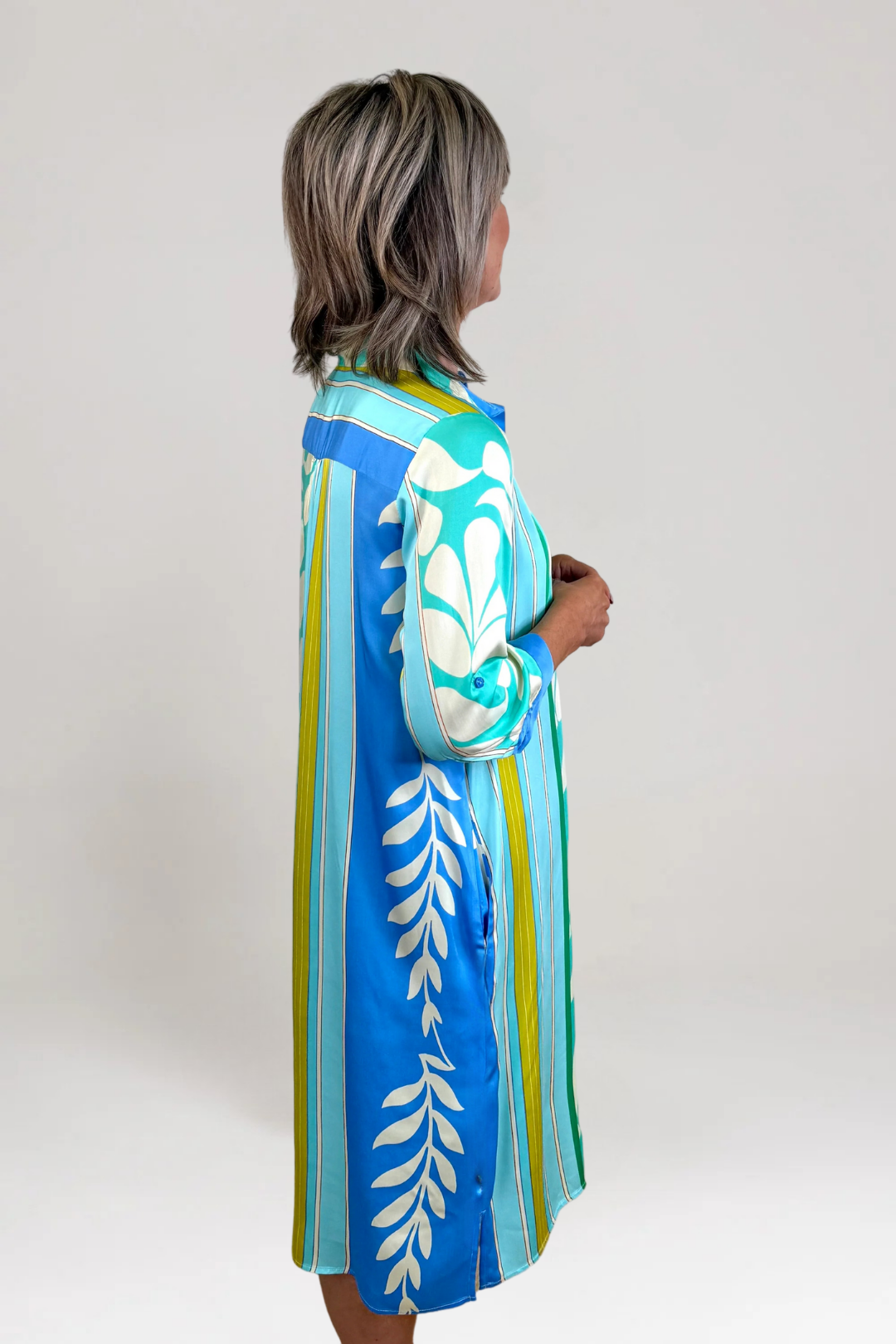 Milano Ibiza Blue Print Dress
