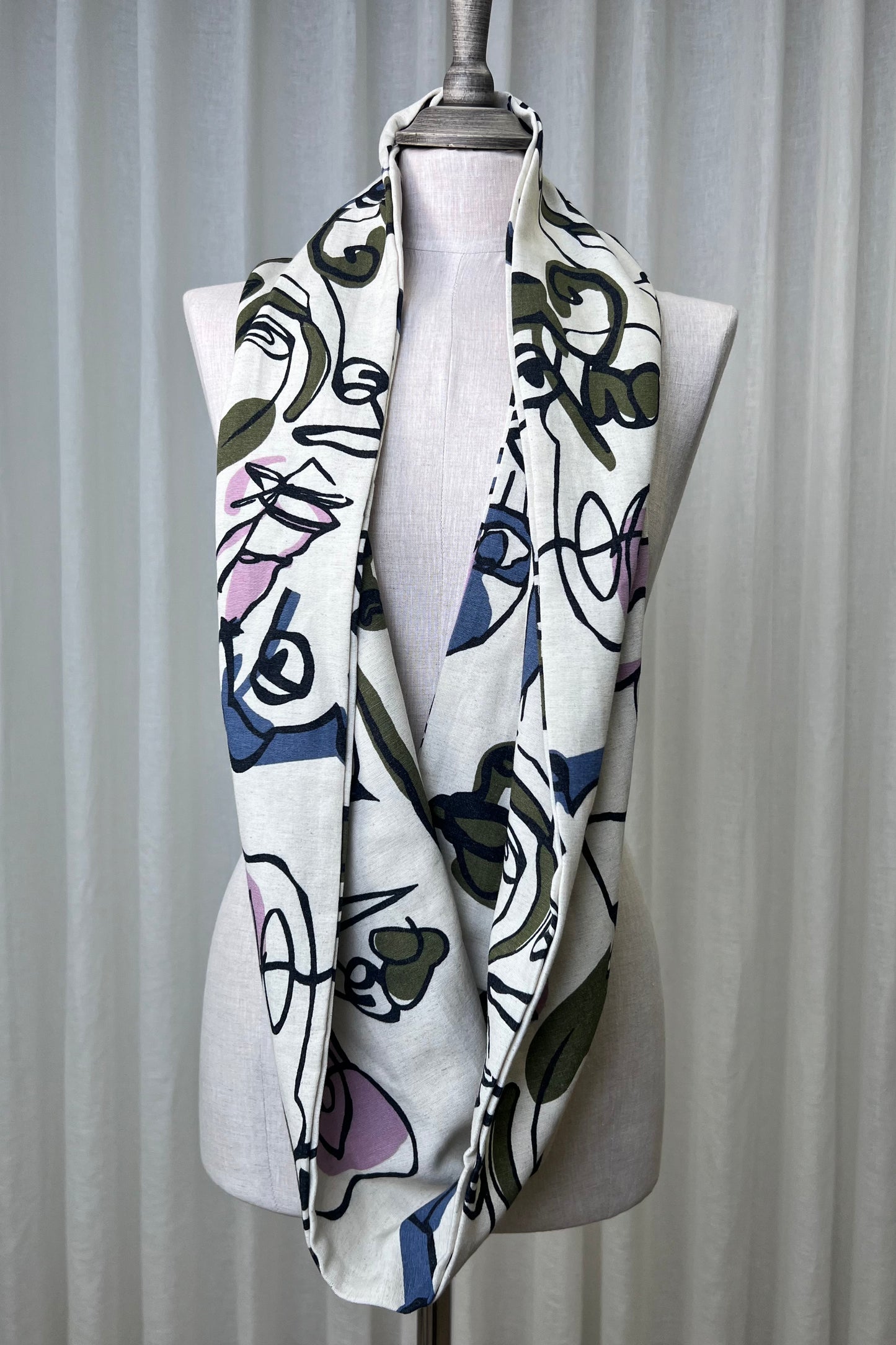 My Soul Multi Picasso Looped Scarf