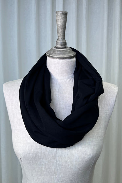 My Soul Black Jersey Looped Scarf