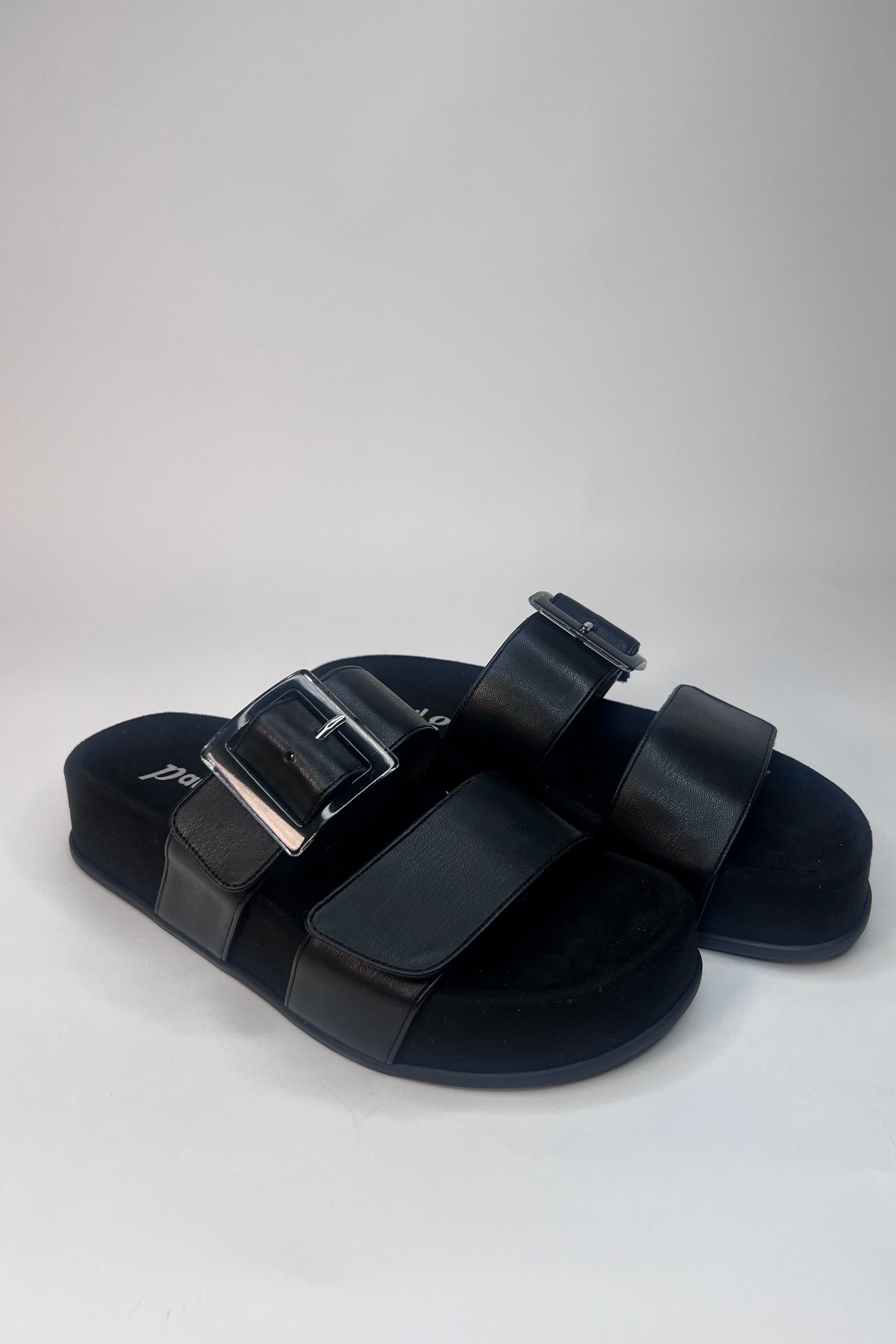 Paul Green Black Future Nappa Sandals