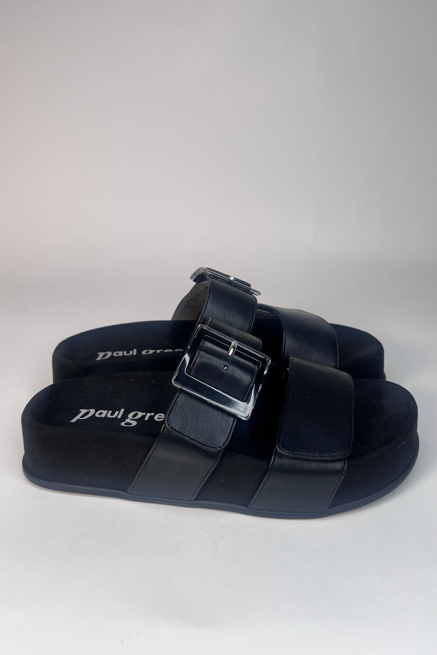 Paul Green Black Future Nappa Sandals