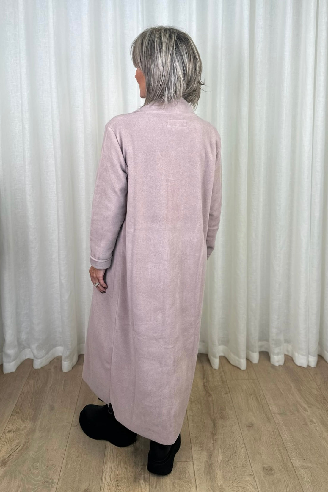 Henriette Steffensen Long Nude Cardigan