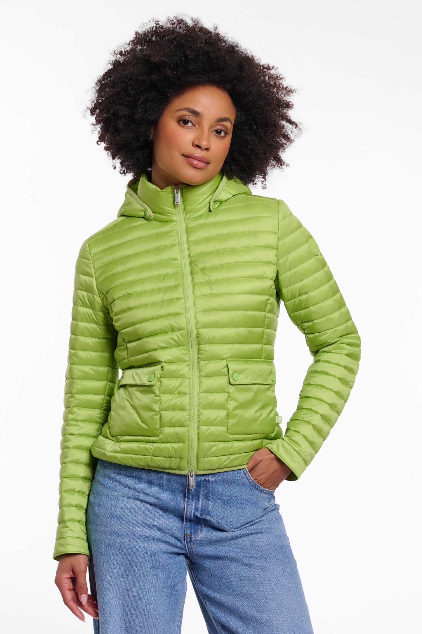 Rino & Pelle Ilda Bright Green Padded Jacket
