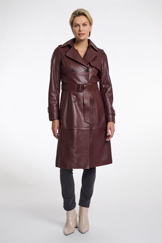 Rino & Pelle Irene Chocolate Bean Trenchcoat