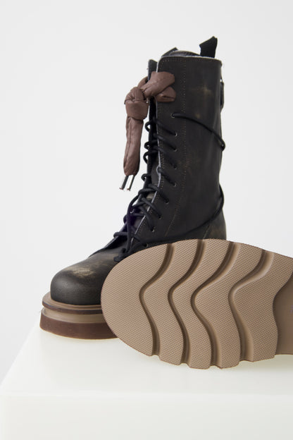 Patrizia Bonfanti Scorpio Golden Nut Boots