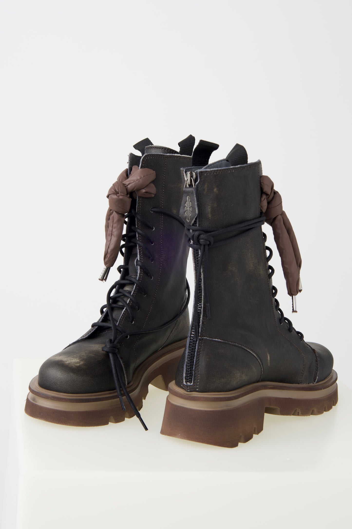 Patrizia Bonfanti Scorpio Golden Nut Boots
