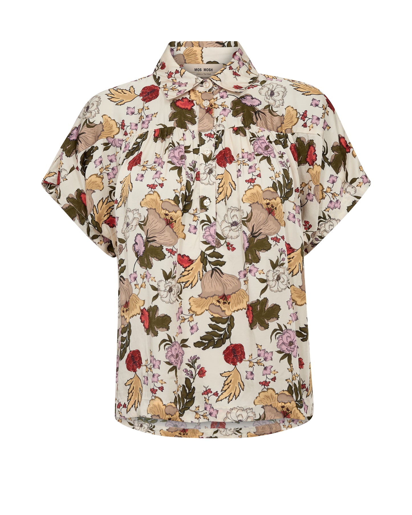 Mos Mosh Winie Ecru Floral Blouse