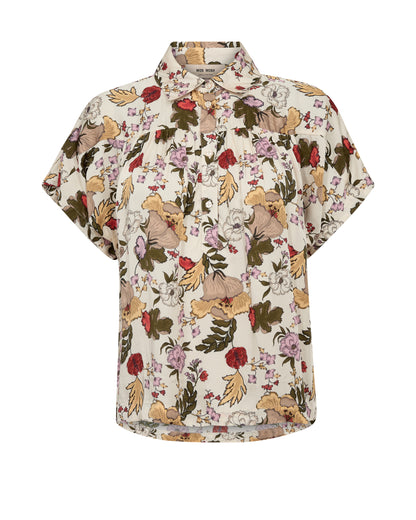 Mos Mosh Winie Ecru Floral Blouse