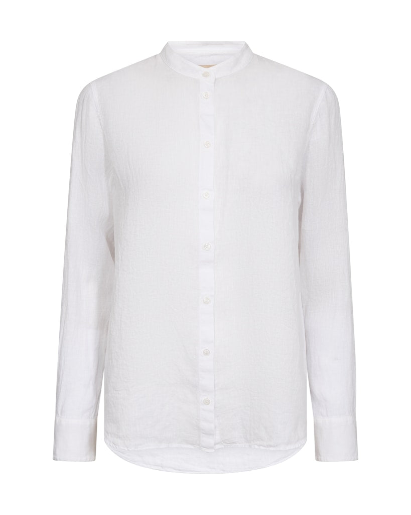 Mos Mosh Artina White Linen Shirt