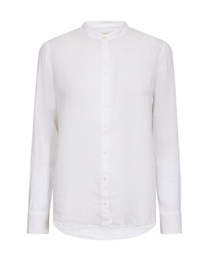 Mos Mosh Artina White Linen Shirt