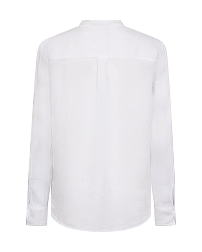 Mos Mosh Artina White Linen Shirt