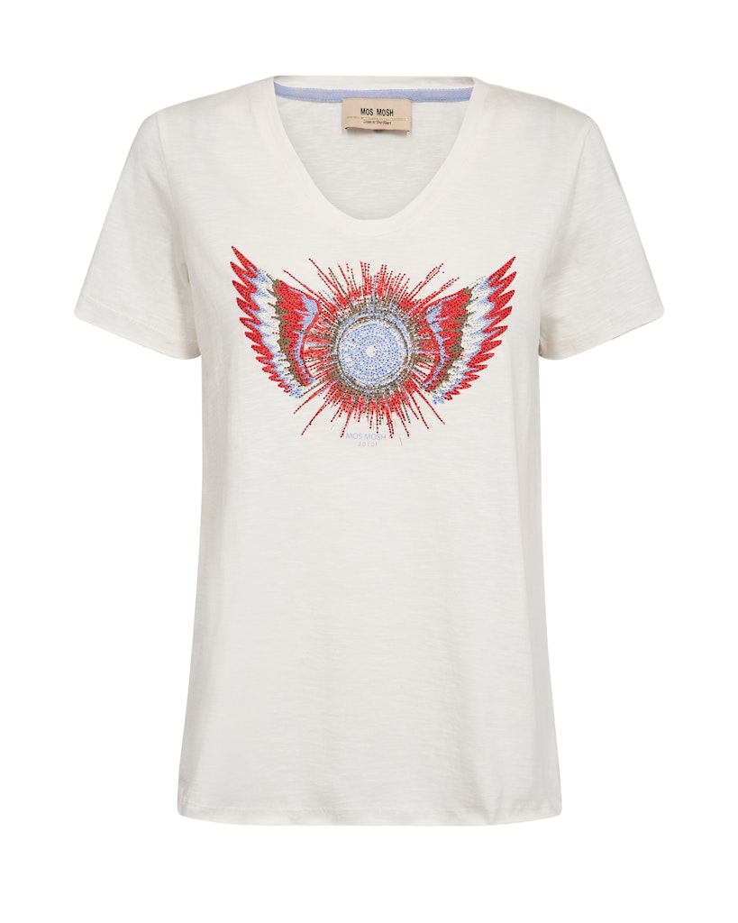 Mos Mosh Romi Ecru Gethi Glam T-Shirt
