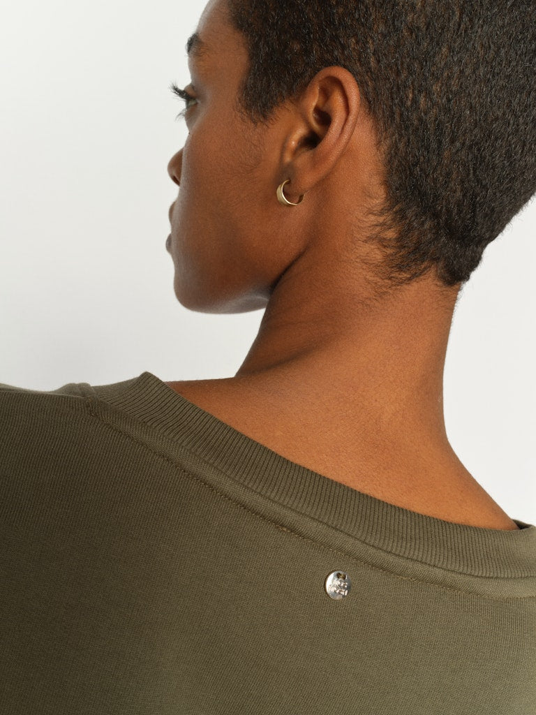 Mos Mosh Cosette Olive Night Sweatshirt