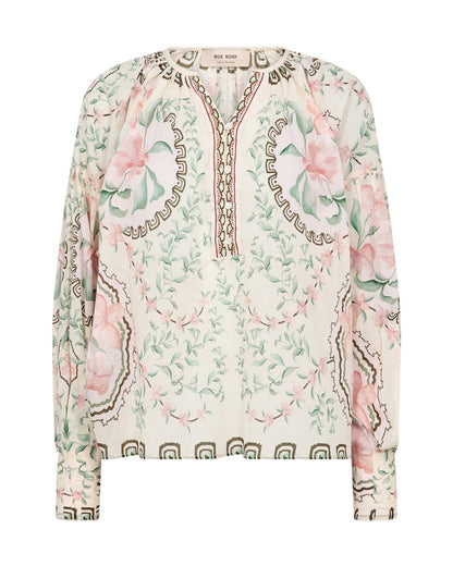 Mos Mosh Wylde Orchid Turf Green Blouse