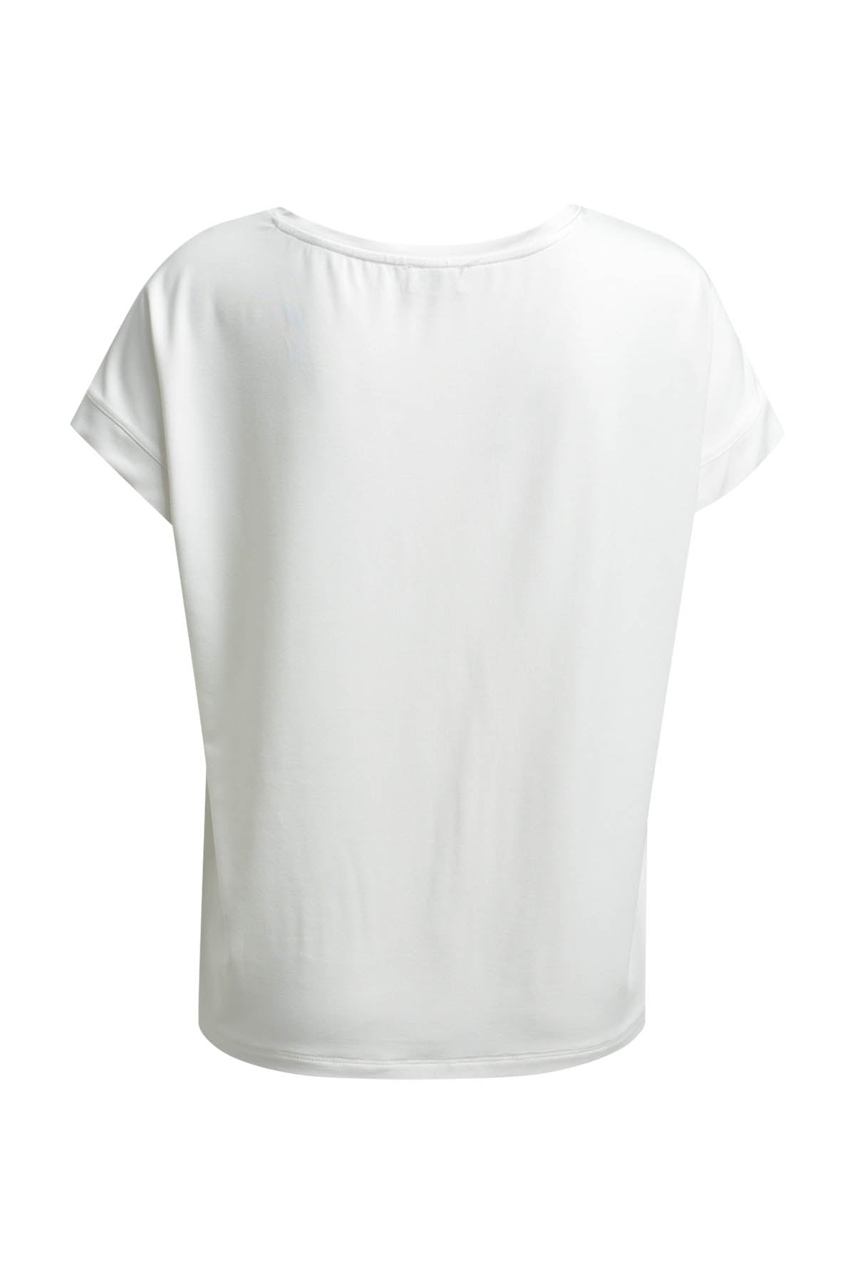 Milano Off-White Holiday Print Top