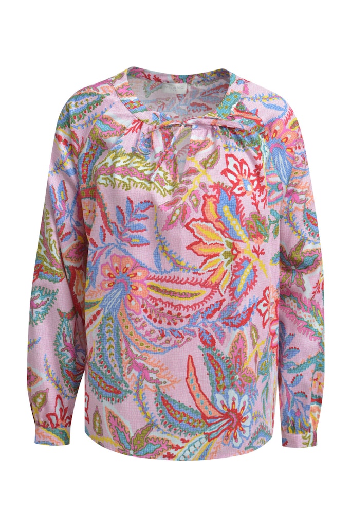 Milano Rose Print Raglan Sleeve Blouse
