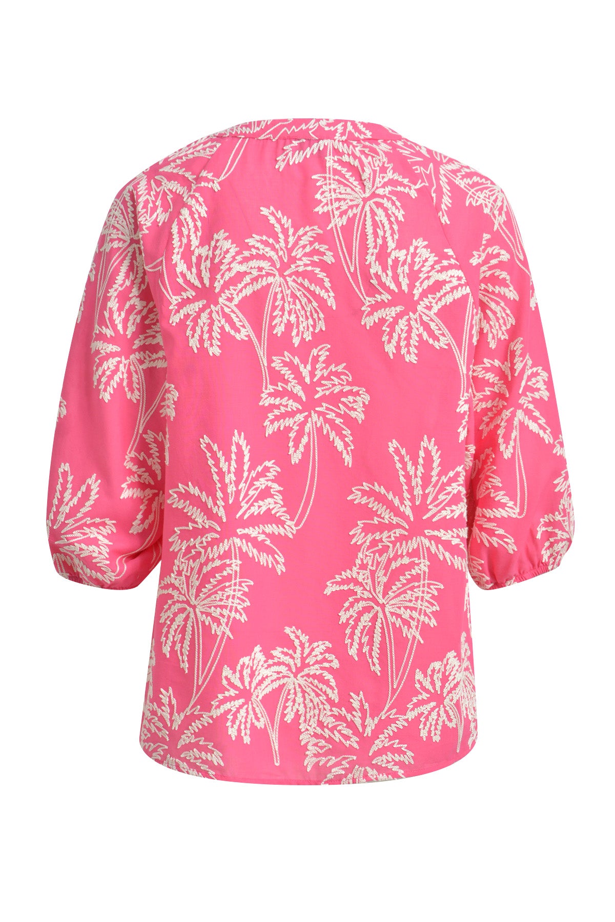 Milano Pink Print Raglan Sleeve Blouse
